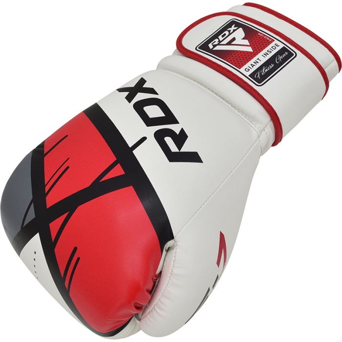 EGO F7 BOKS ELDİVENİ - RDX - BEYAZ/KIRMIZI - 12 OZ