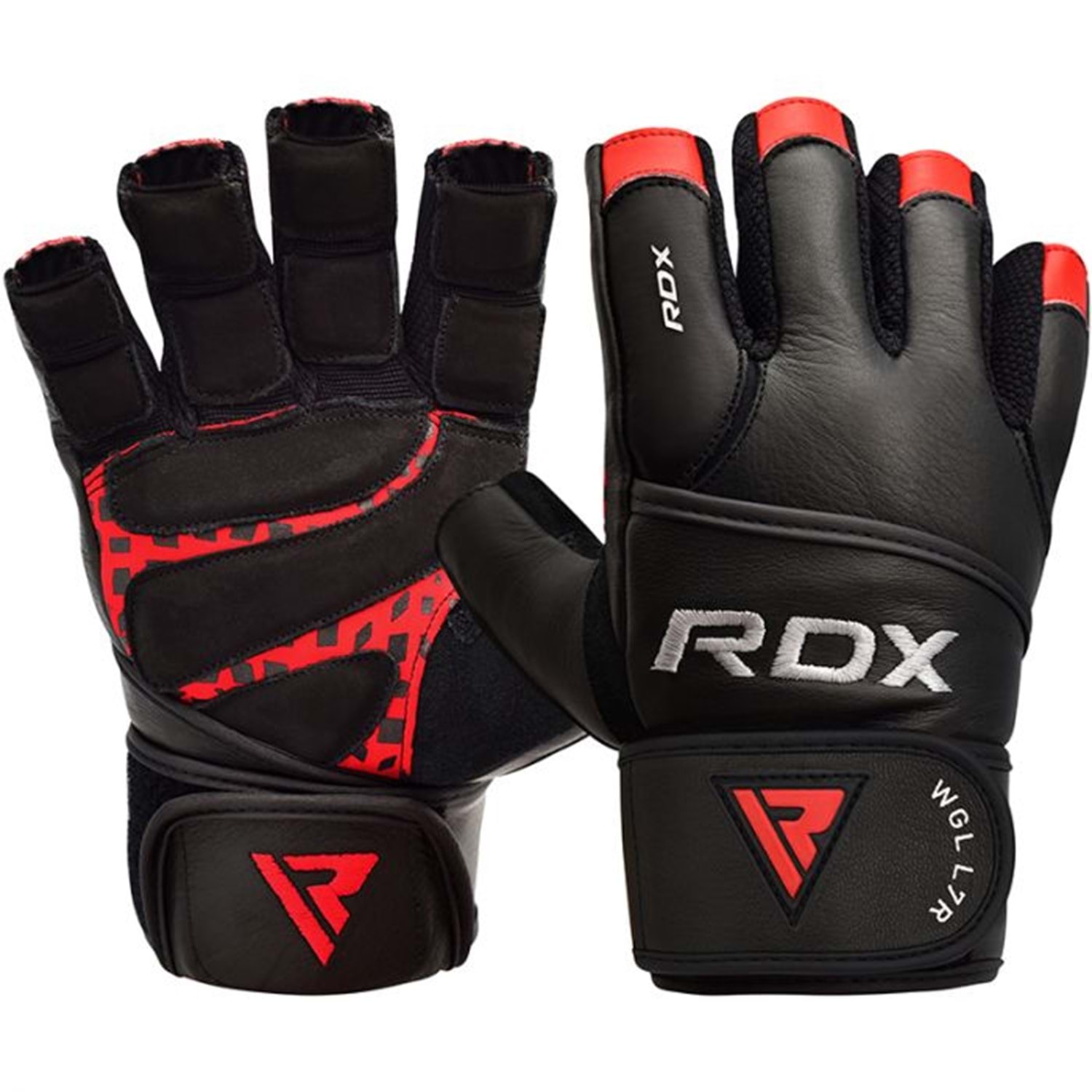 L7 AĞIRLIK ÇALIŞMA ELDİVENİ - RDX - KIRMIZI/SİYAH - XL