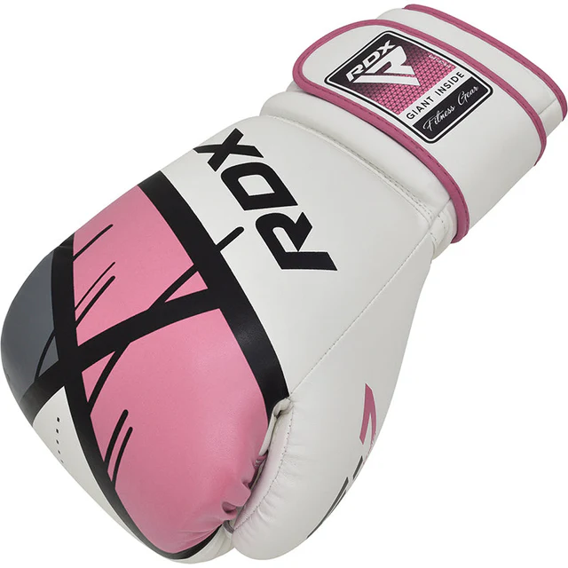 RDX EGO F7 BOKS ELDİVENİ - BEYAZ/PEMBE - 10 OZ