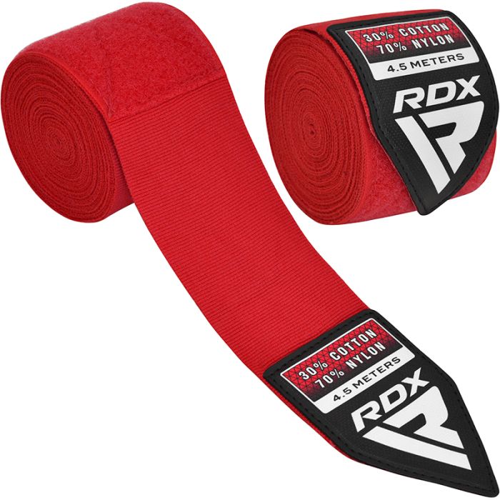 RDX Plus Boks El Bandaji Kirmizi Profesyonel Bilek ve El Destek