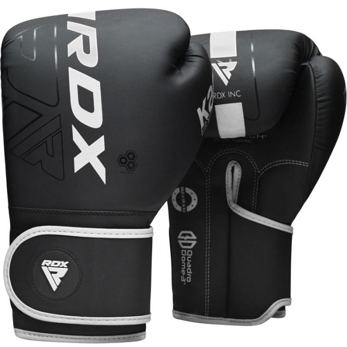 RDX Kara F6 Mat Boks Eldiveni Profesyonel Sparring ve Antrenman Eldiveni