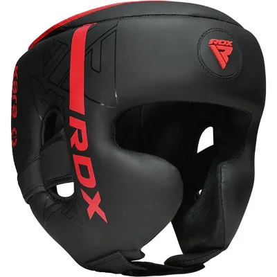 RDX Kara F6 Kafa Koruyucu Profesyonel Boks, Kick Boks ve MMA Bas Koruyucu