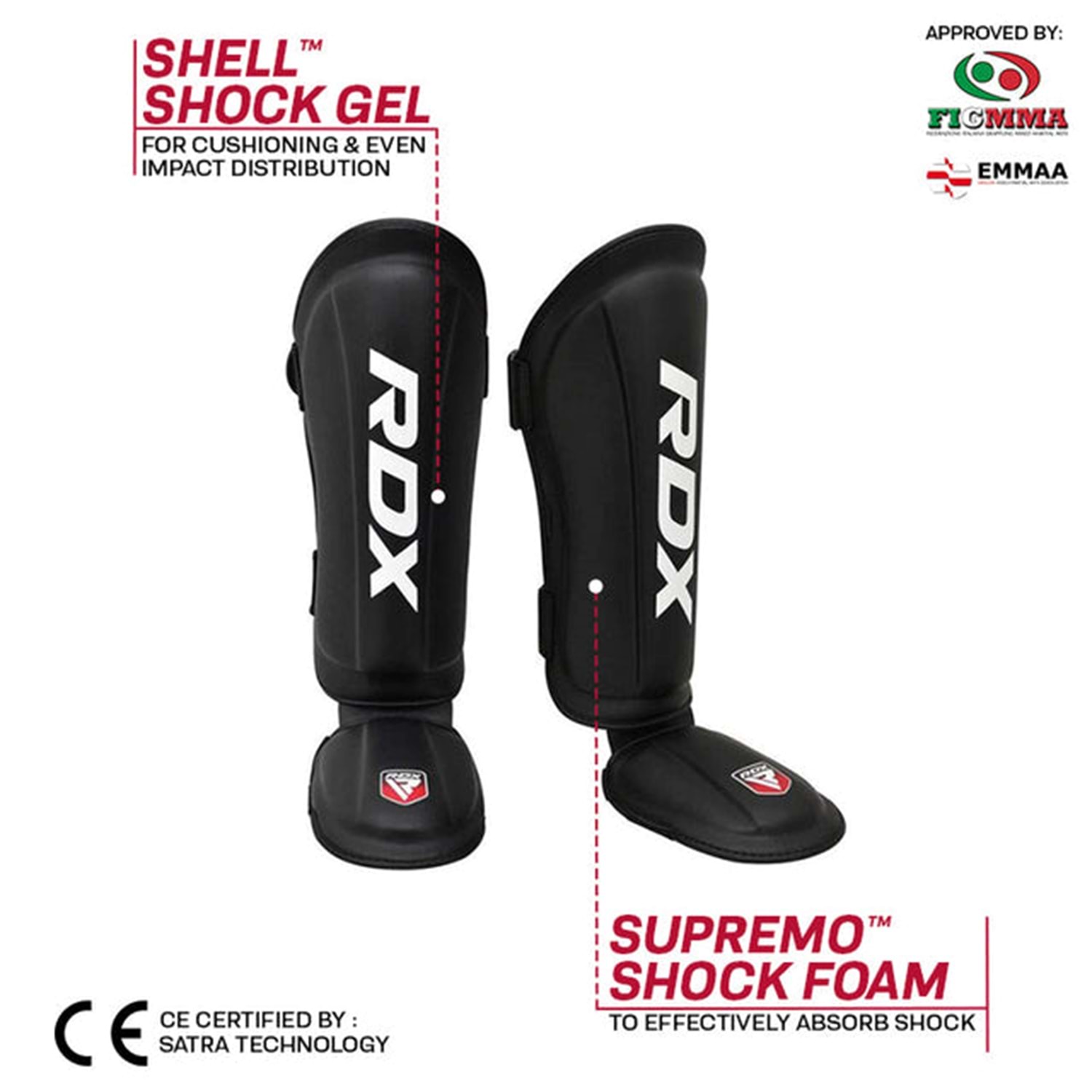 RDX T1 MMA Kaval Koruyucu Profesyonel Kick Boks, Muay Thai ve MMA Koruyucu