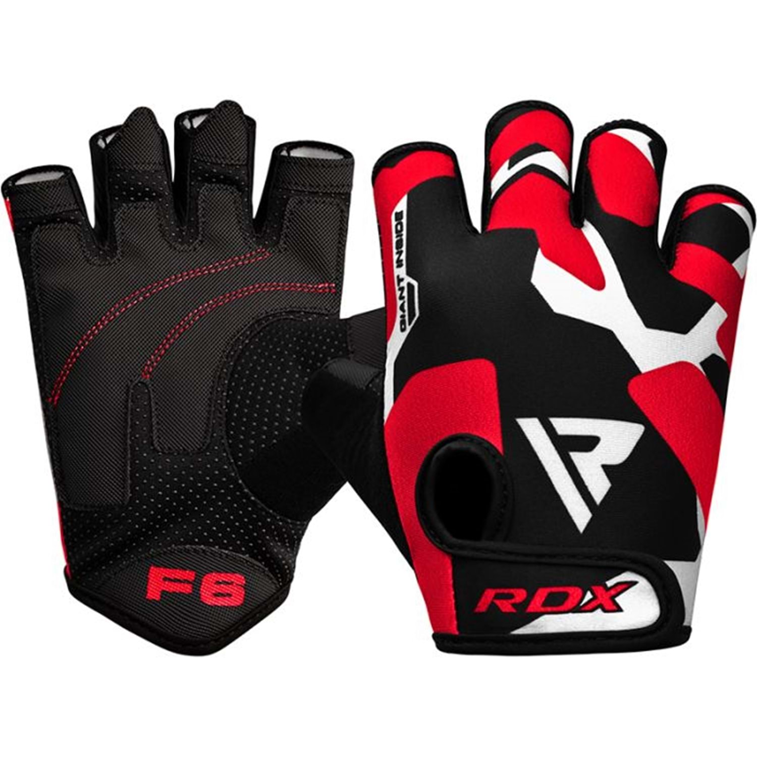 RDX F6 Fitness Eldiveni Agirlik Kaldirma ve Spor Salonu Antrenman Eldiveni