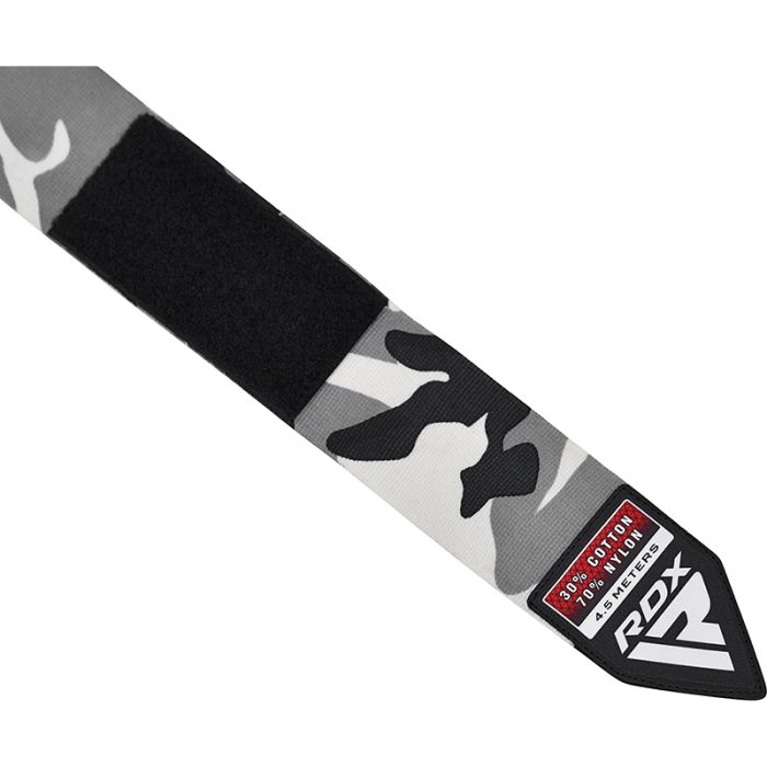 RDX Plus Kamuflaj Boks El Bandaji 4.5 Metre Profesyonel Bilek ve El Destek Bandaji