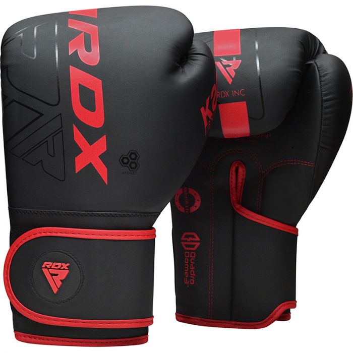 RDX Kara F6 Mat Boks Eldiveni Profesyonel Sparring ve Antrenman Eldiveni