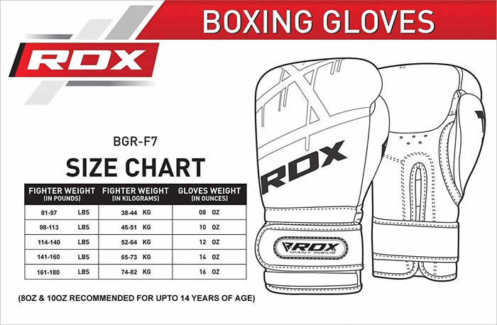 RDX Ego F7 Boks Eldiveni Profesyonel Sparring, Kum Torbasi ve Antrenman Eldiveni